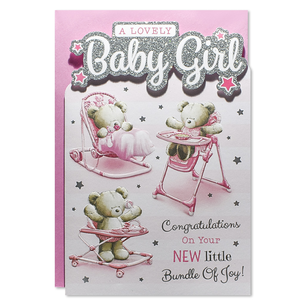 6pk Cards C75 Birth Congratulations - Tiger Feet Ireland