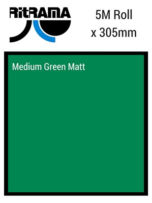 Ritrama Green Matt Vinyl 305mm x 5M - Tiger Feet Ireland