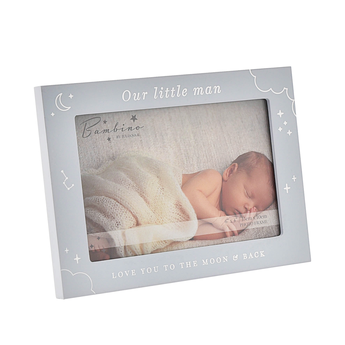 Bambino Wooden Frame 6"x4" Little Man - Tiger Feet Ireland