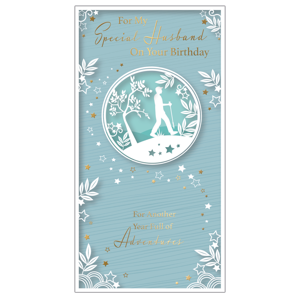 6pk Cards C55 Birthday Husband - Tiger Feet Ireland