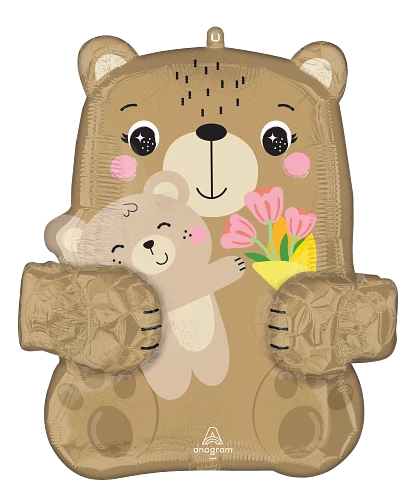 Foil Blln Shape Bear Hugs - Tiger Feet Ireland