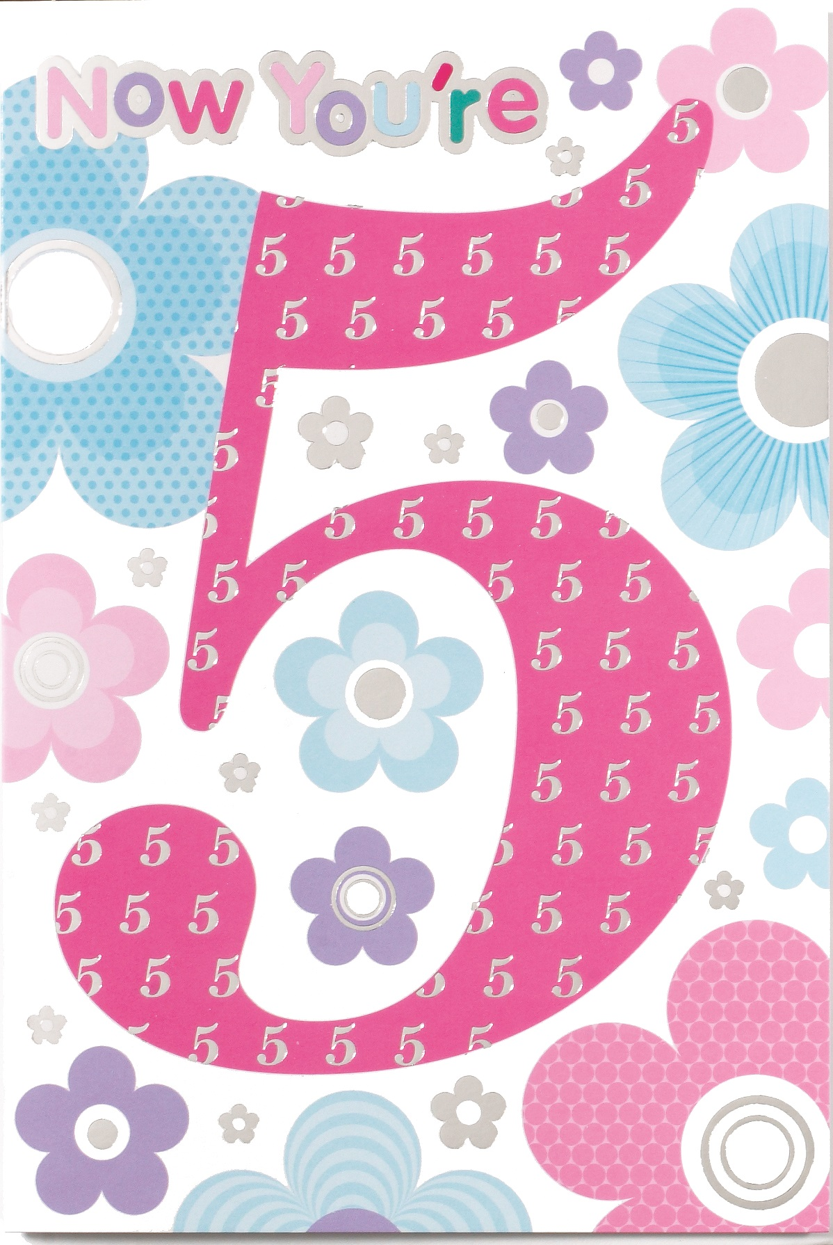 6pk Cards C50 Birthday Age 5 - Tiger Feet Ireland