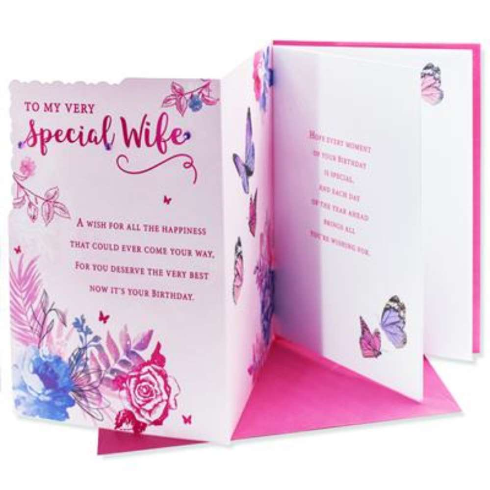 6pk Cards C50 Birthday Wife - Tiger Feet Ireland