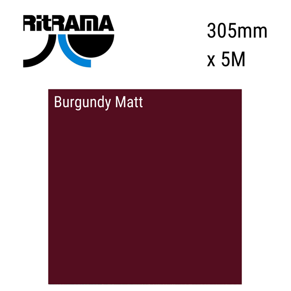 Burgundy Matt Vinyl 305mm x 5M - Tiger Feet Ireland