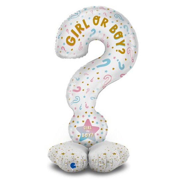 Foil Balloon 47" Supershape Gender Reveal - Tiger Feet Ireland