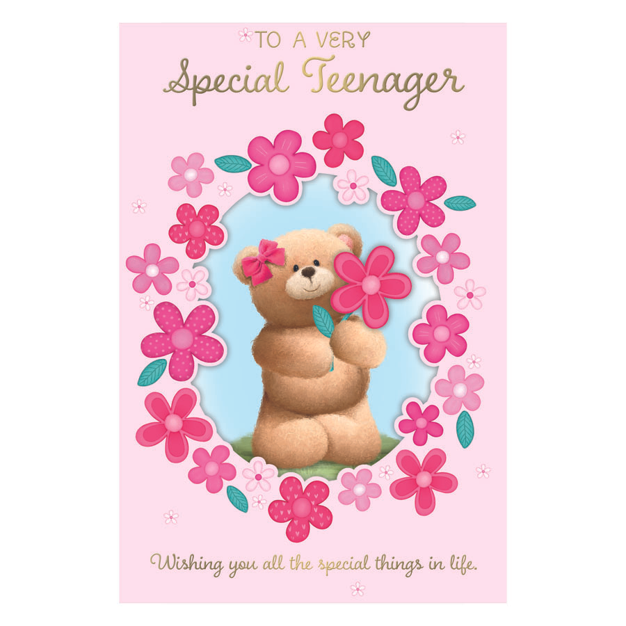 6pk Cards C75 Birthday Teenager - Tiger Feet Ireland
