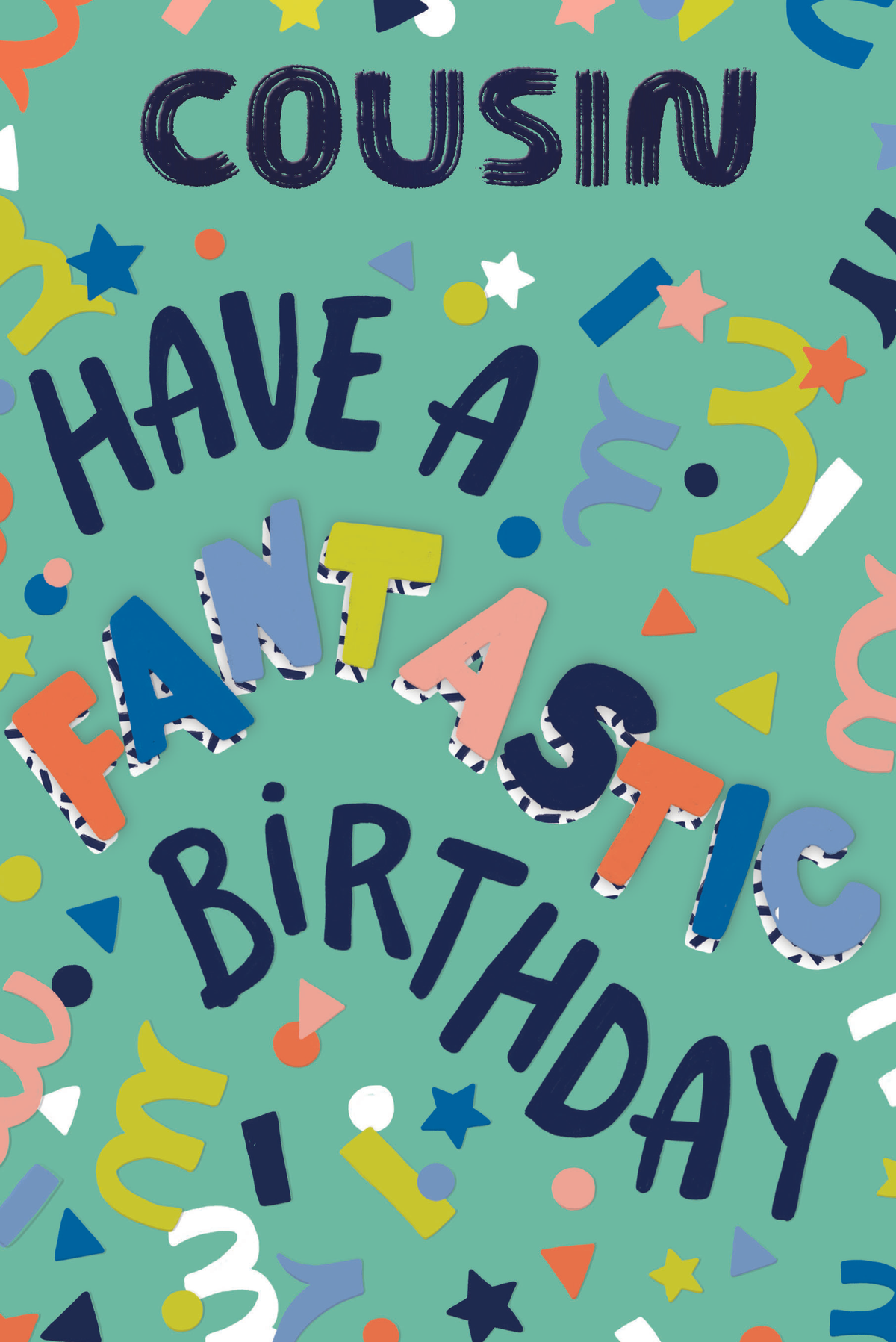 6pk Cards C75 Birthday Cousin - Tiger Feet Ireland