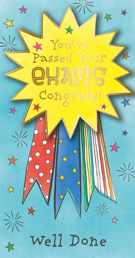 6pk Cards C55 Congratulations Exams - Tiger Feet Ireland