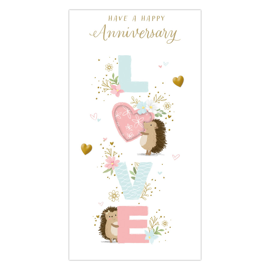 6pk Cards C55 Your Anniversary - Tiger Feet Ireland