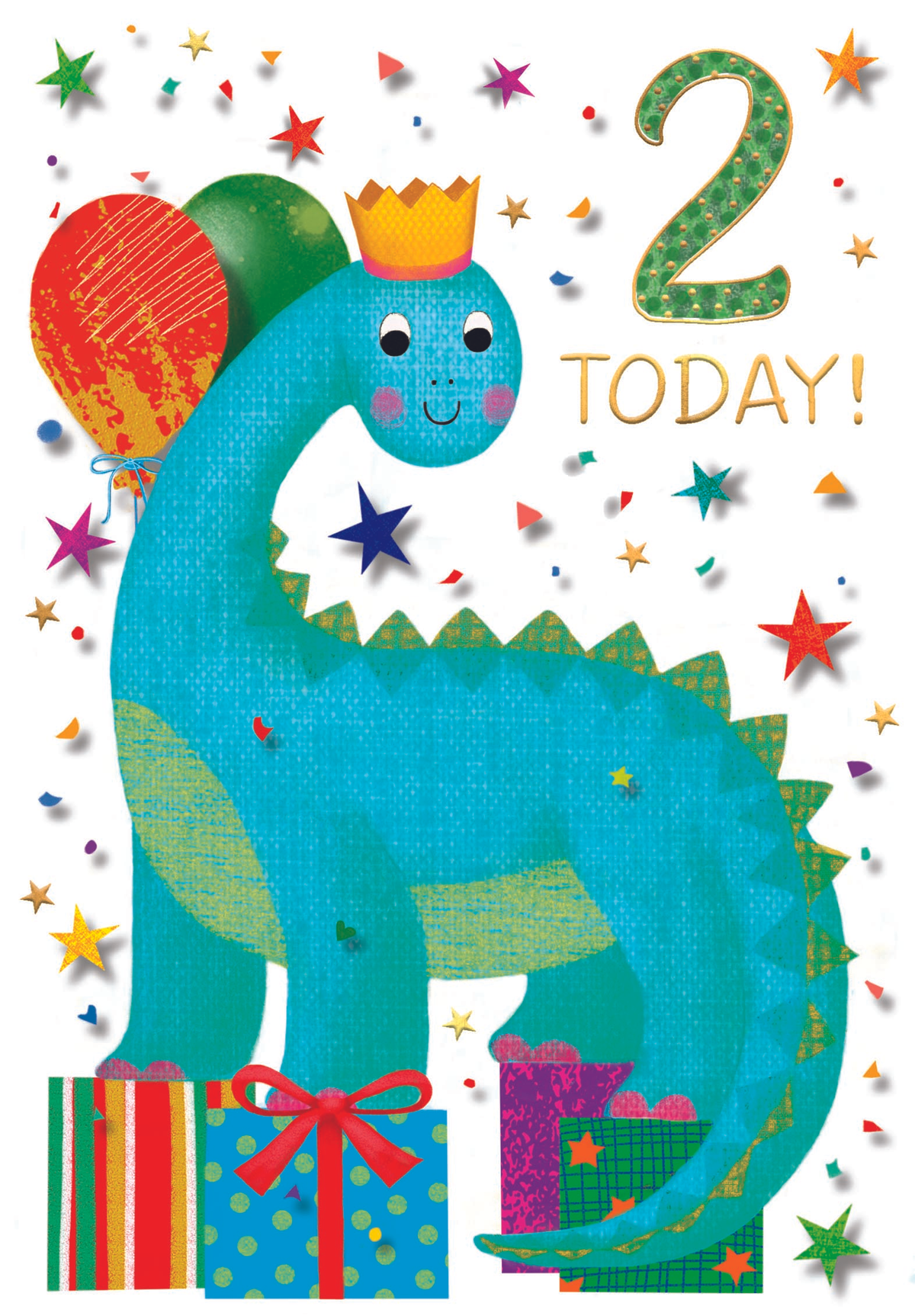 6pk Cards C50 Birthday Age 2 - Tiger Feet Ireland