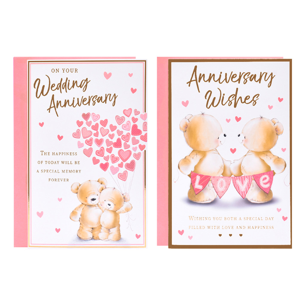 12pk Cards C50 Wedding Anni - Tiger Feet Ireland