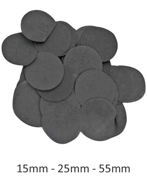100g Tissue Paper Confetti Flame Black - Tiger Feet Ireland