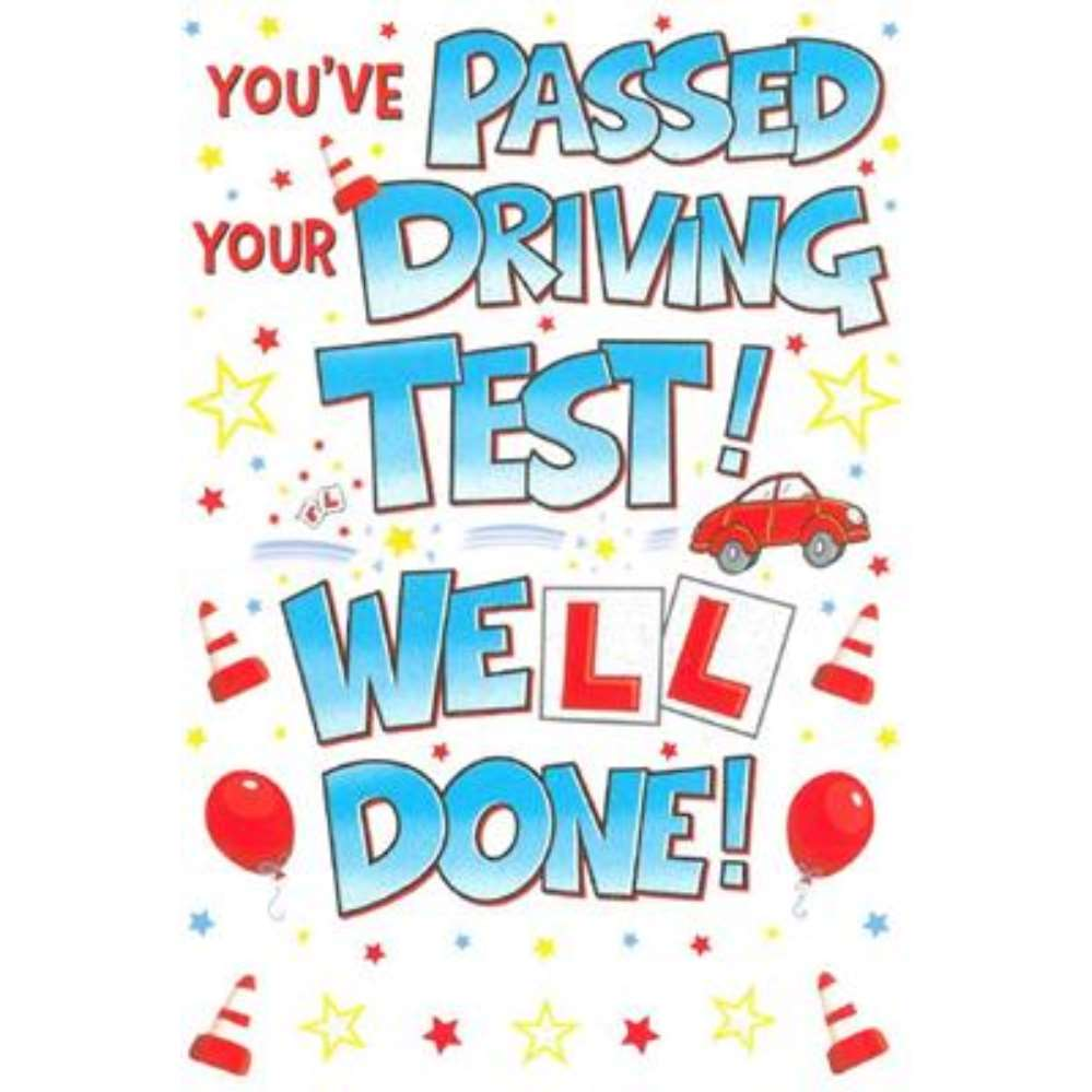 6pk Cards C50 Congratulation Driving Test - Tiger Feet Ireland