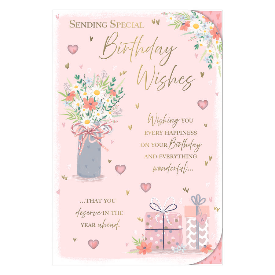 6pk Cards C75 Birthday Open - Tiger Feet Ireland