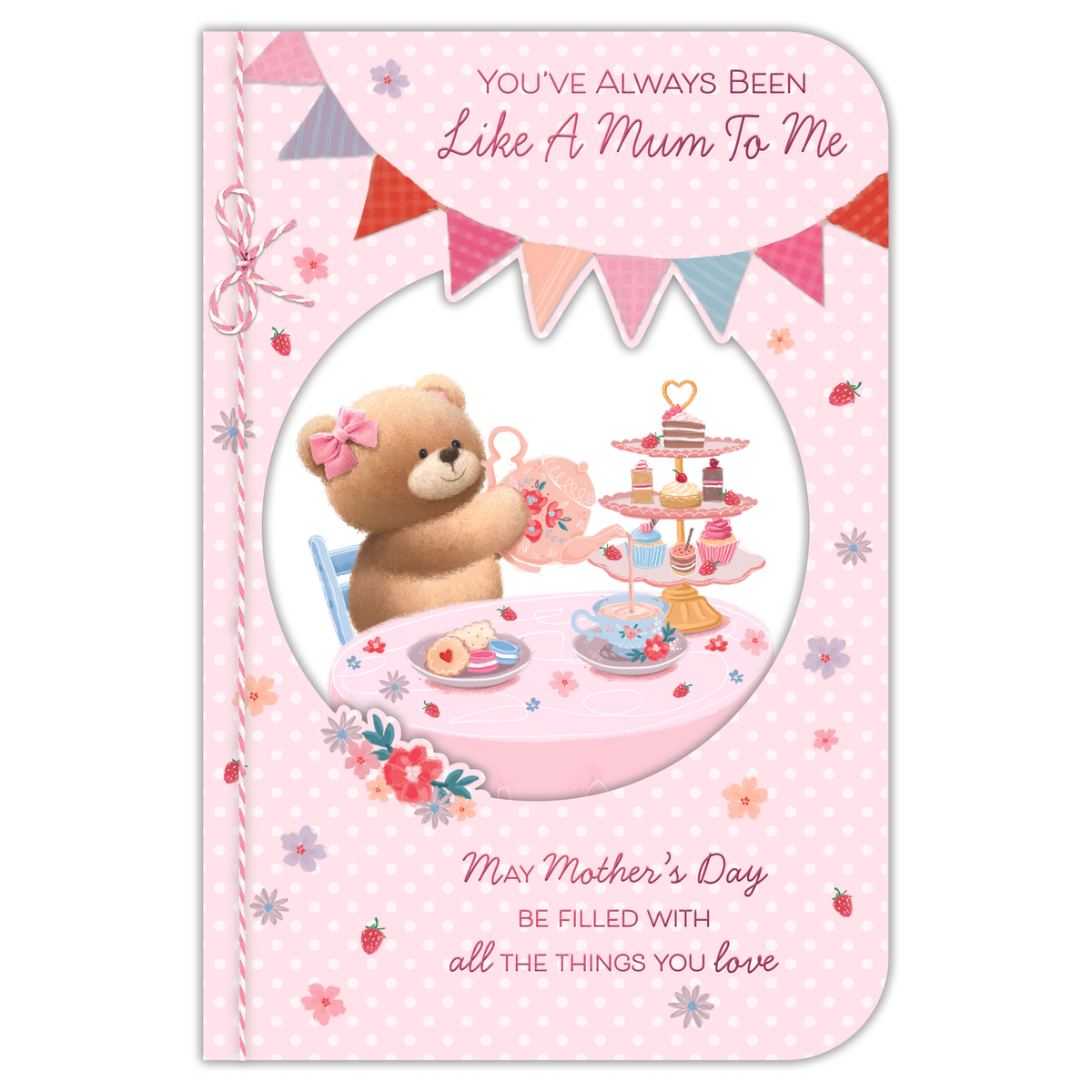6pk Cards C75 Like A Mum To Me - Tiger Feet Ireland