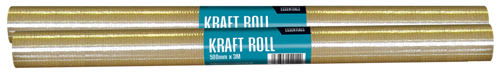 Wrapping Roll Kraft 500mmx3m - Tiger Feet Ireland