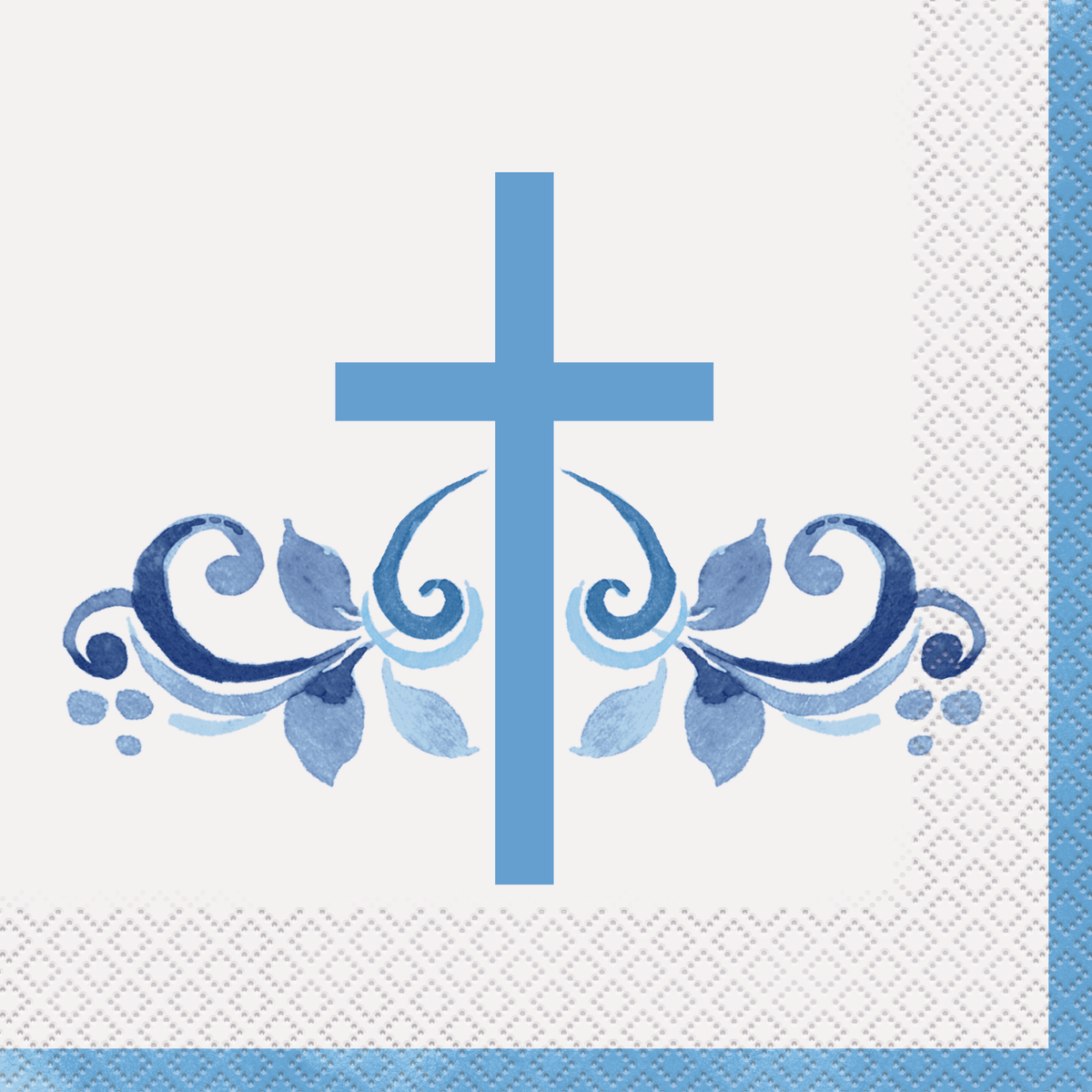 16pk Napkin Lunch Holy Cross Blue - Tiger Feet Ireland