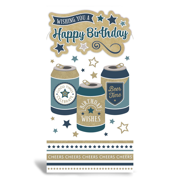 6pk Cards C55 Birthday Open - Tiger Feet Ireland