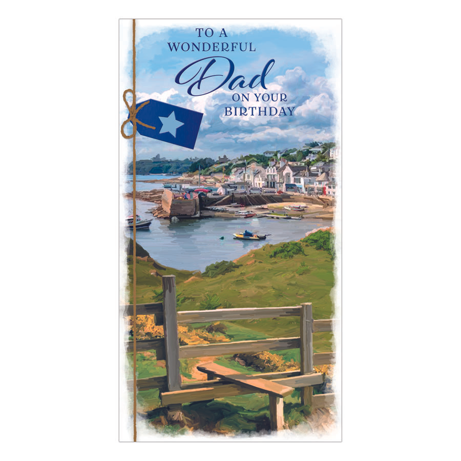 6pk Cards C55 Birthday Dad - Tiger Feet Ireland