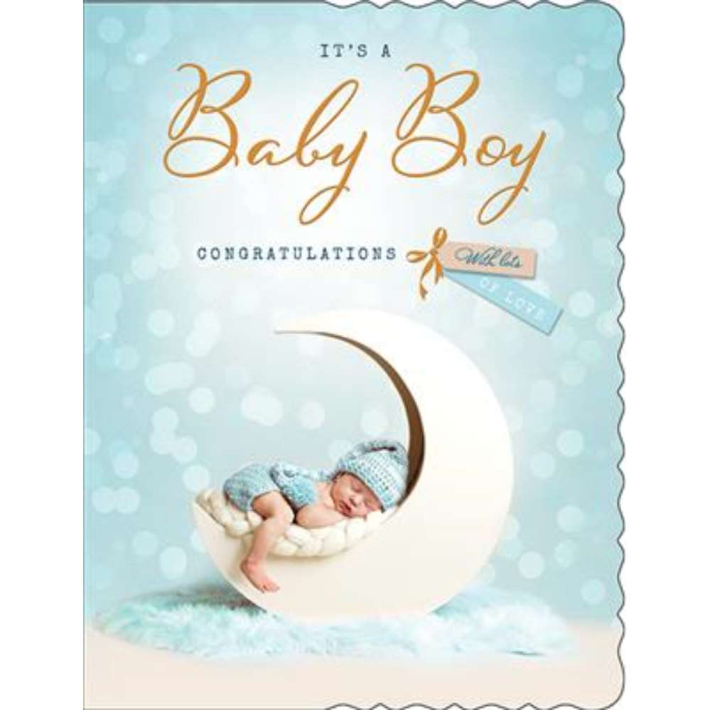 6pk Cards C50 Birth Boy - Tiger Feet Ireland