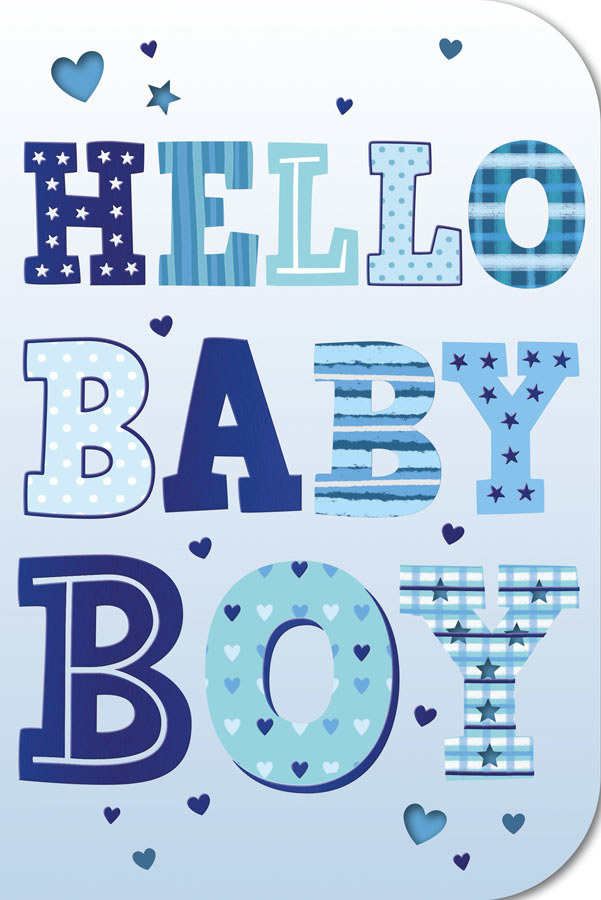 6pk Cards C75 Birth Congratulations - Tiger Feet Ireland
