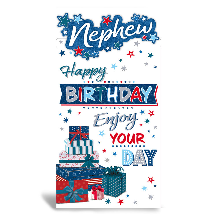 6pk Cards C55 Birthday Nephew - Tiger Feet Ireland