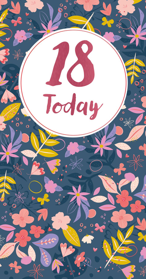 6pk Cards C55 Birthday Age 18 - Tiger Feet Ireland