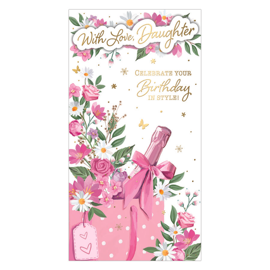 6pk Cards C55 Birthday Daughter - Tiger Feet Ireland