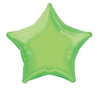 Foil Balloon 20" Star Lime Green - Tiger Feet Ireland