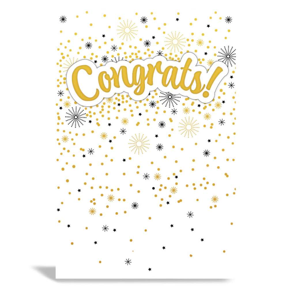 6pk Cards C75 Congratulations - Tiger Feet Ireland