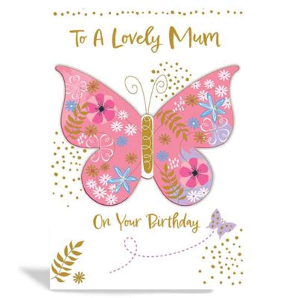 6pk Cards C50 Birthday Mum - Tiger Feet Ireland