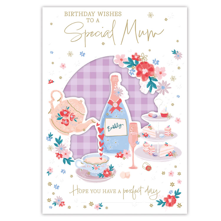 6pk Cards C90 Birthday Mum - Tiger Feet Ireland