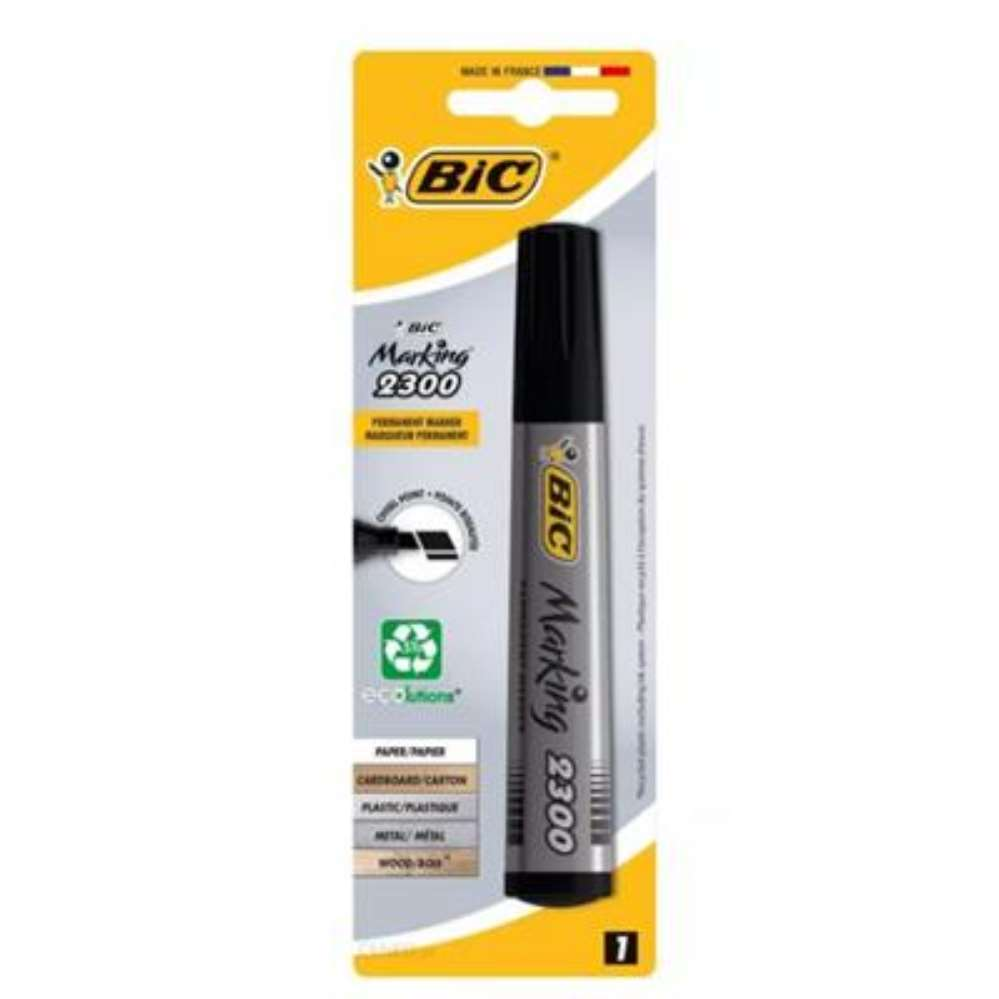 BIC Marking 2300 Permanent Marker Black - Tiger Feet Ireland
