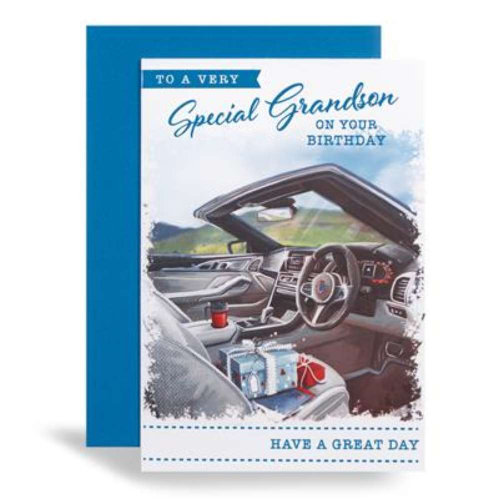 6pk Cards C50 Birthday Grandson - Tiger Feet Ireland