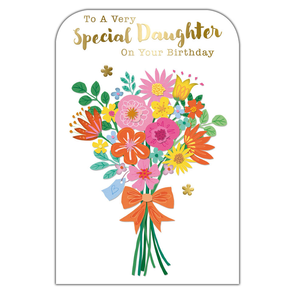 6pk Cards C75 Birthday Daughter - Tiger Feet Ireland