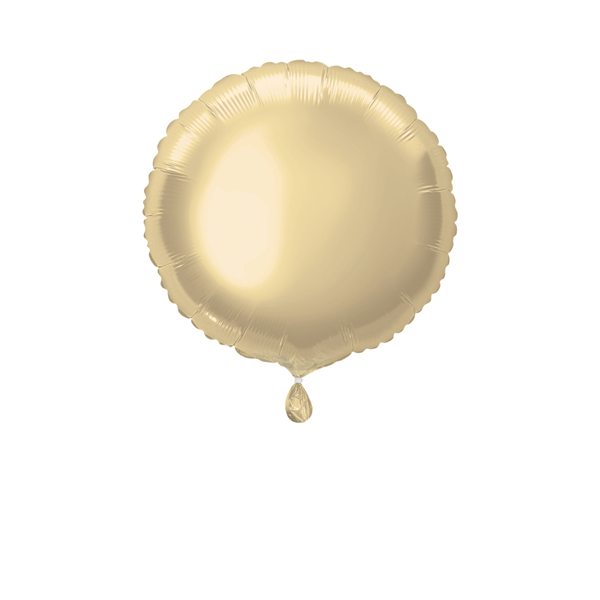 Foil Balloon 18" Round Gold - Tiger Feet Ireland