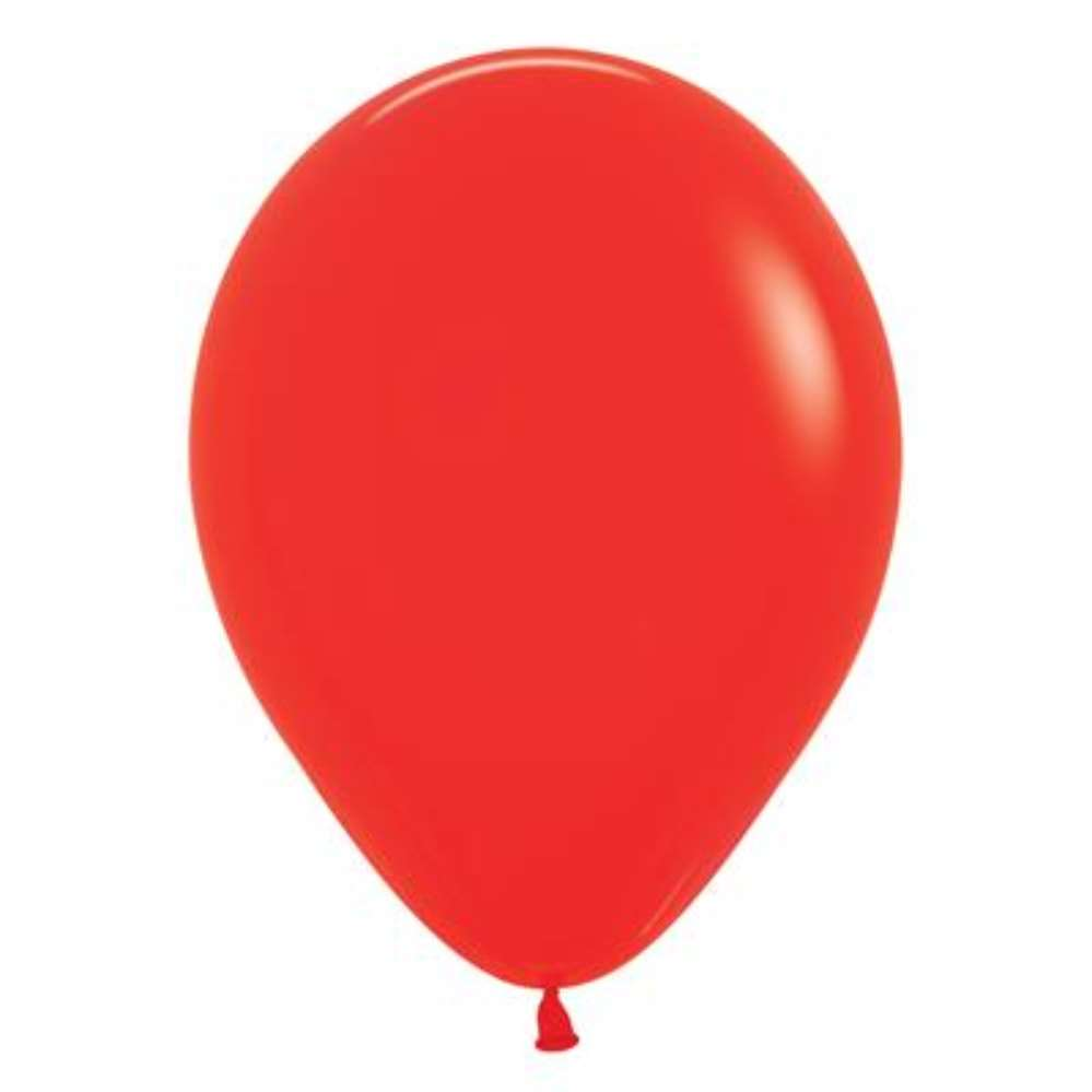 100ct Latex Balloons 5" Fashion Red Sempertex - Tiger Feet Ireland