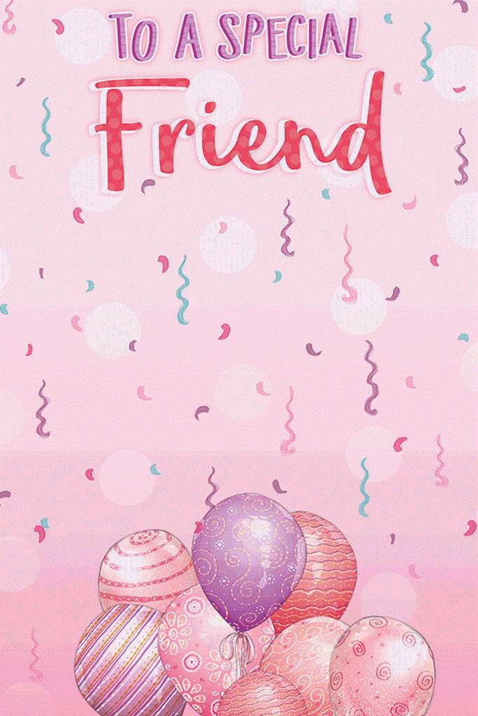 3D 6pk Cards C75 Birthday Friend - Tiger Feet Ireland