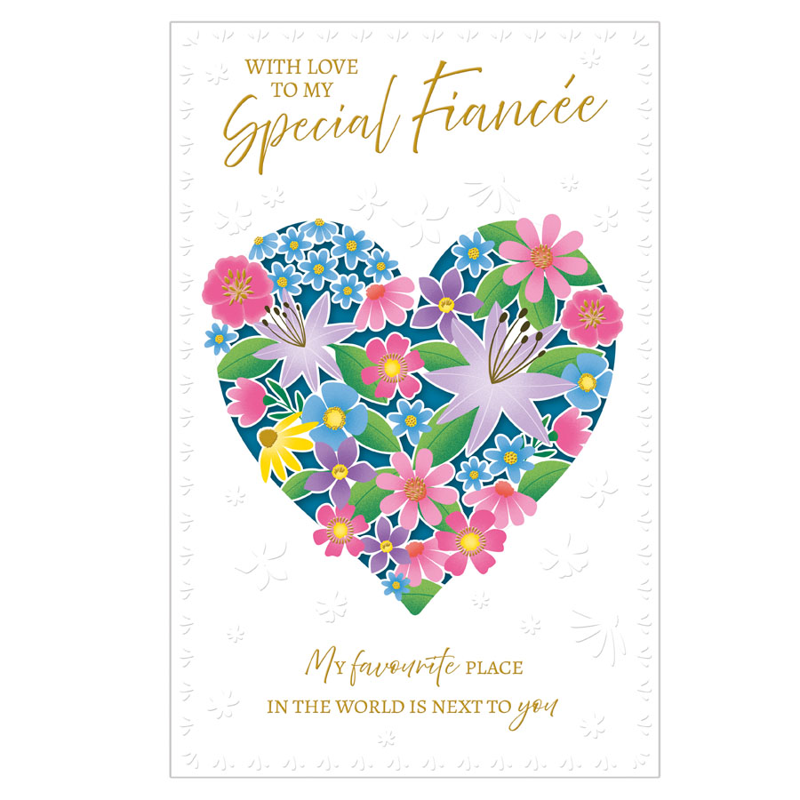 6pk Cards C375 Birthday Fiancée - Tiger Feet Ireland