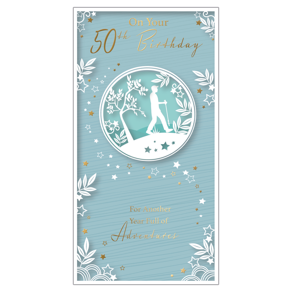 6pk Cards C55 Birthday Age 50 - Tiger Feet Ireland