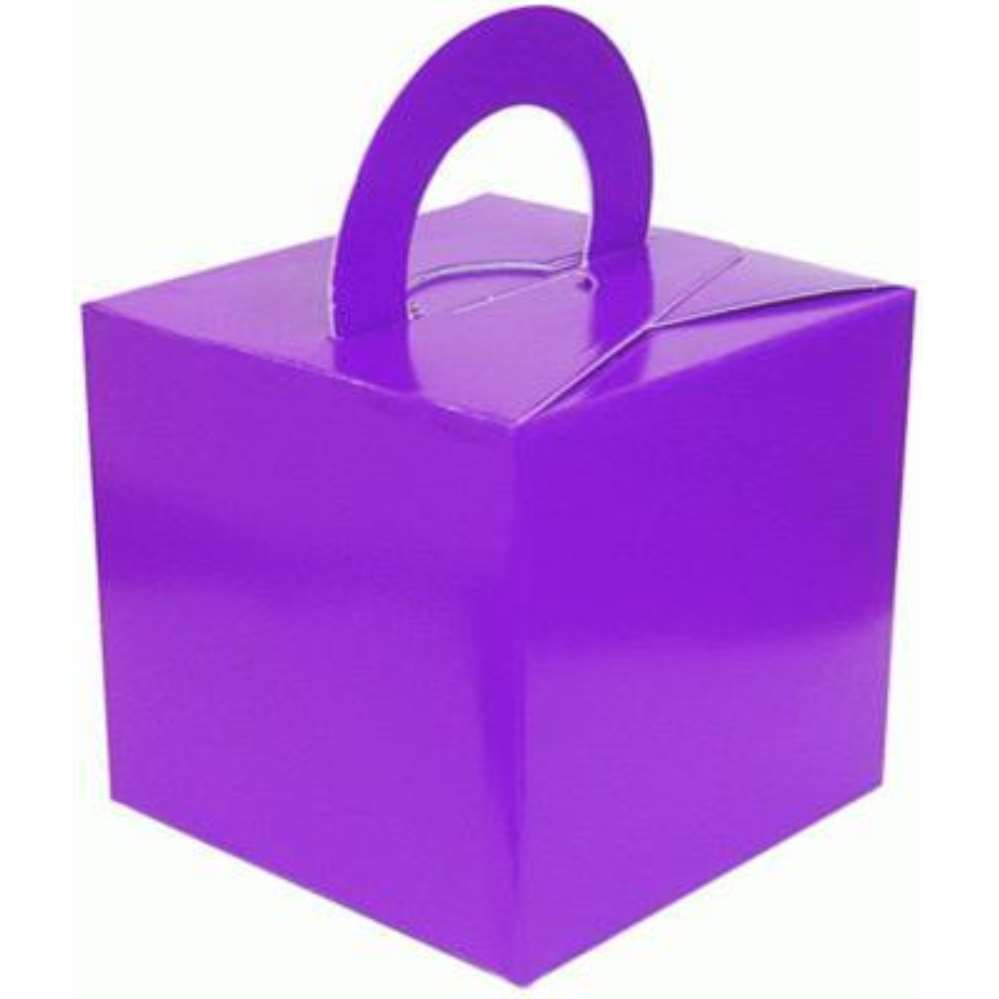 10pcs Balloon Gift Box Purple - Tiger Feet Ireland
