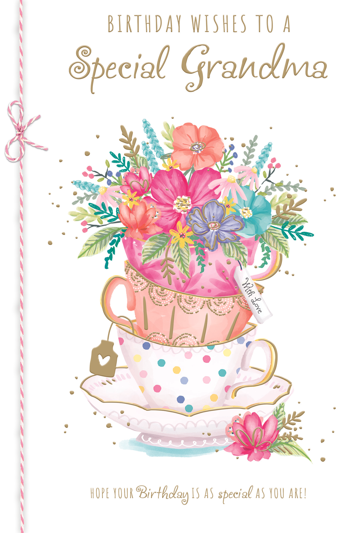 6pk Cards C75 Birthday Grandma - Tiger Feet Ireland