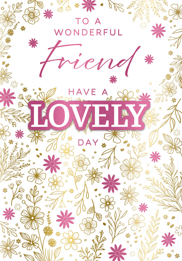 6pk Cards C90 Birthday Friend - Tiger Feet Ireland