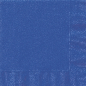 20ct Luncheon Napkins 2ply Royal Blue 6.5" x 6.5" - Tiger Feet Ireland