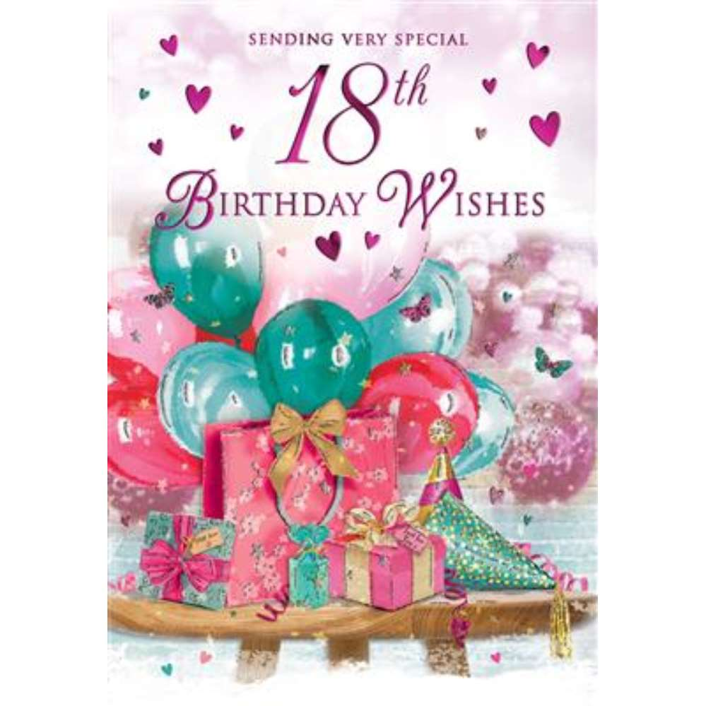 6pk Cards C75 Birthday Age 18 - Tiger Feet Ireland
