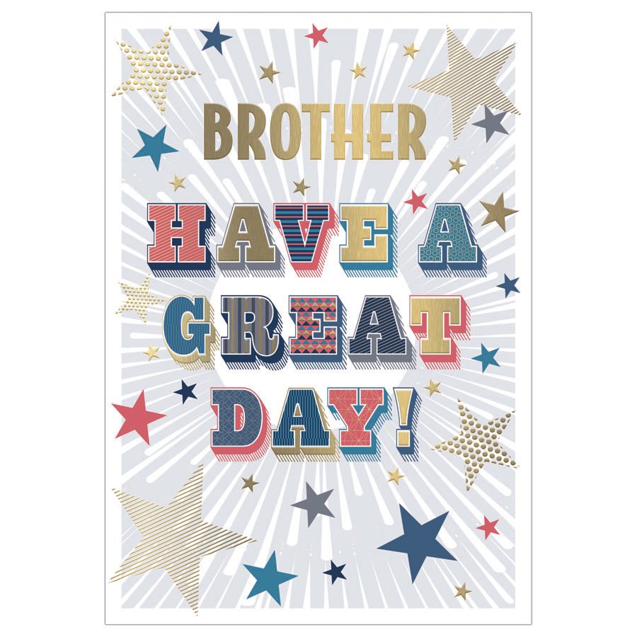 6pk Cards C50 Birthday Brother - Tiger Feet Ireland