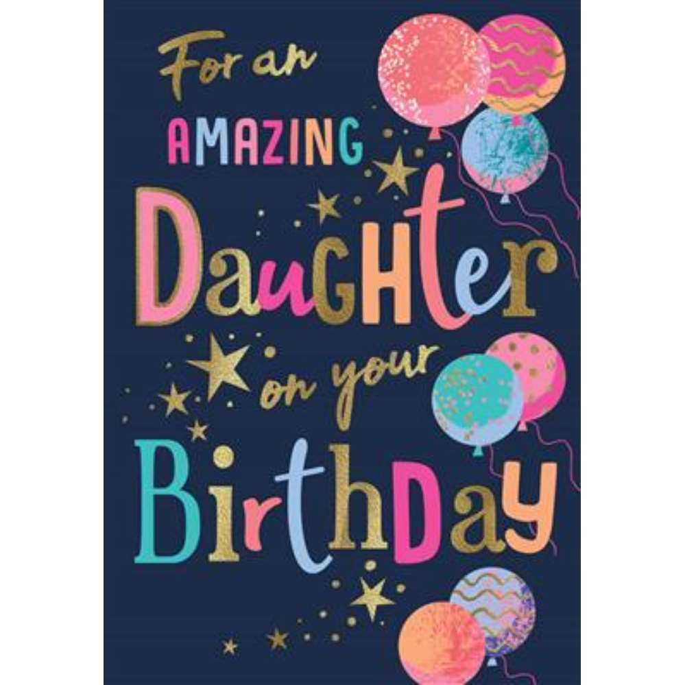 6pk Cards C75 Birthday Daughter - Tiger Feet Ireland