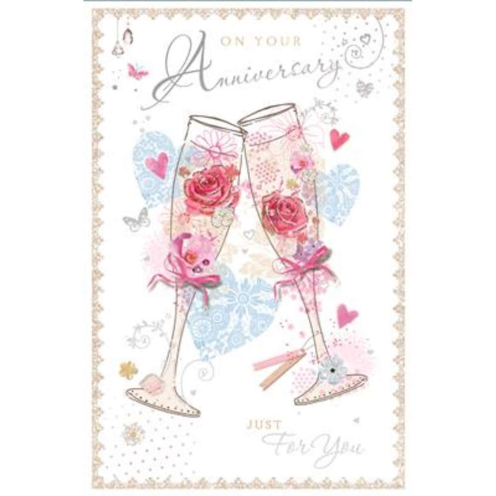 6pk Cards C75 Your Anniversary - Tiger Feet Ireland