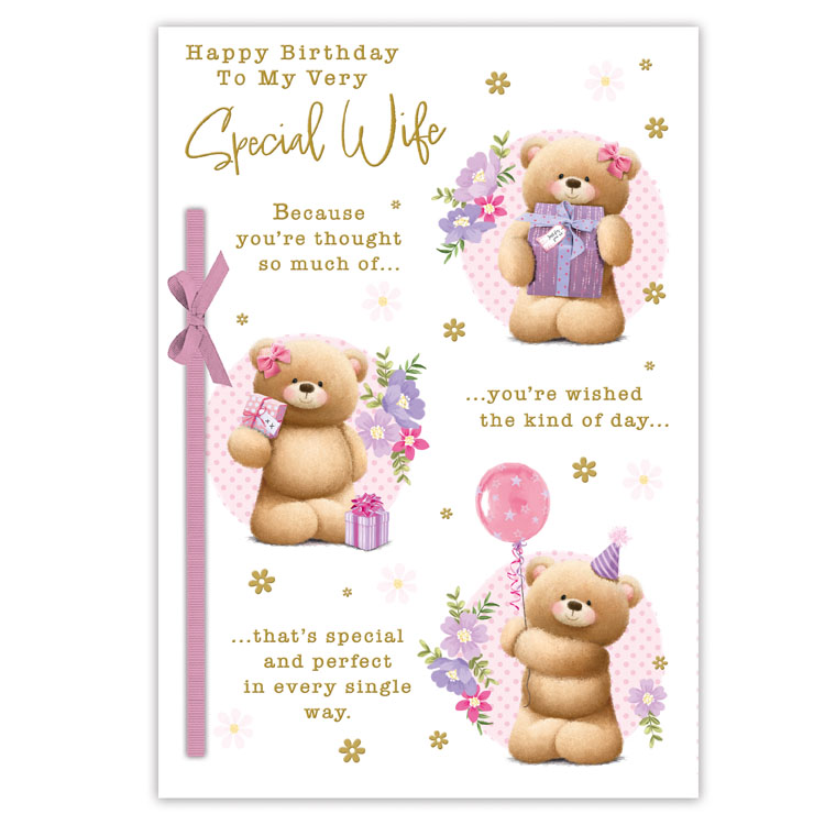 6pk Cards C90 Birthday Wife - Tiger Feet Ireland