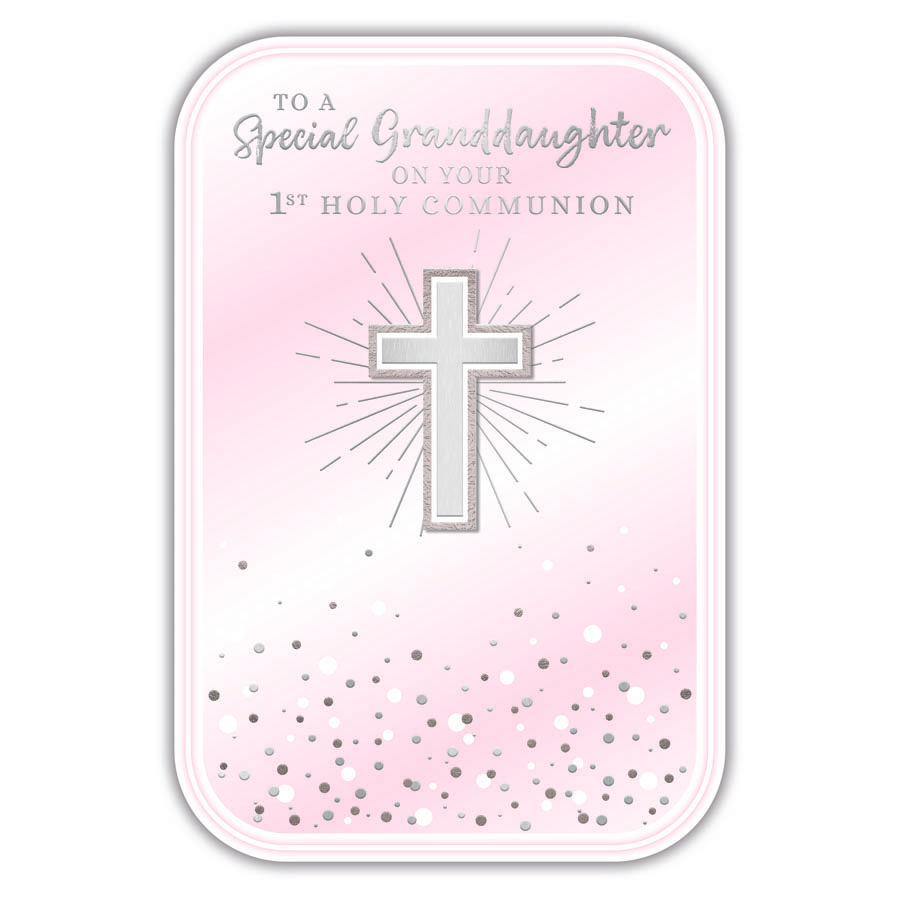 6pk Cards C75 Communion Granddaughter - Tiger Feet Ireland